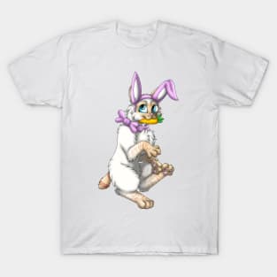 Bobtail BunnyCat: Red Lynx Point (Pink) T-Shirt